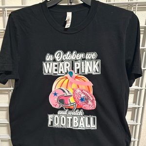 Custom Cowboys In October We Wear Pink T-shirt